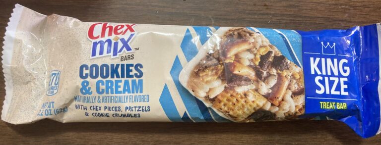 Free Chex Mix Cookies  and cream bar at Casey’s General Store
