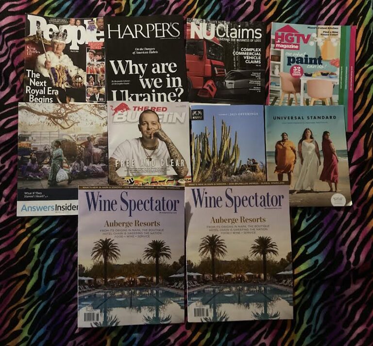📬 5-17-2023 Free mail 👑 People 🗞 Harper’s 🚔 NU Claims 🎨 HGTV ⛪ Answers Insider 🎿 The Red Bulletin🌵 HUIU 👗 Universal Standard 🍷 Wine Spectator 🎐