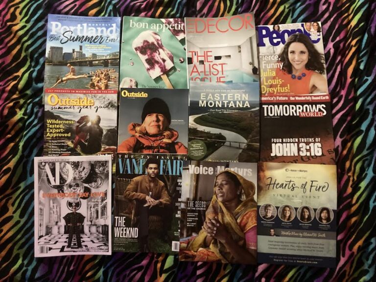 📬 5-30-2023 Free mail 👙 Portland Best Summer 🍫 Bon Appetit 🏡 Elle Decor 👪 People 🌄 Outside Summer gear guide 🌅 Outside 🏊 Easrern Montana ⛪Tomorrow’s World 🕴AD 👔 Vanity Fair 🙏 The Voice of the Martyrs 📚