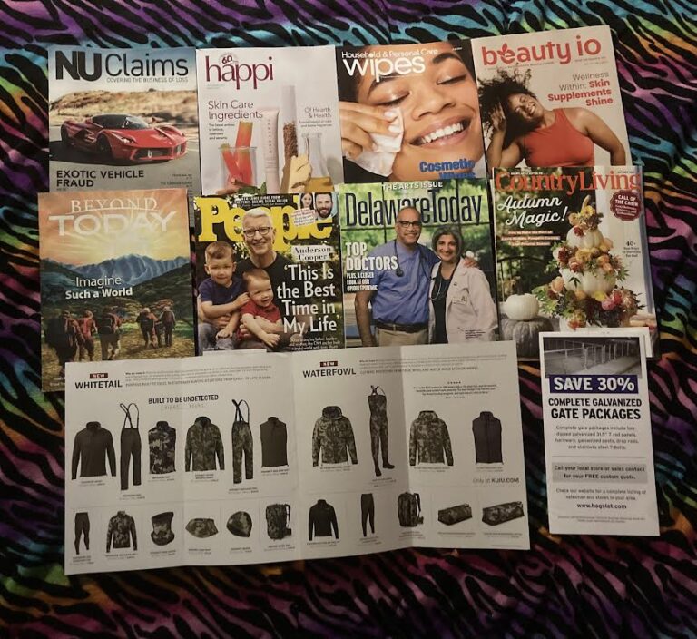 Today’s free mail