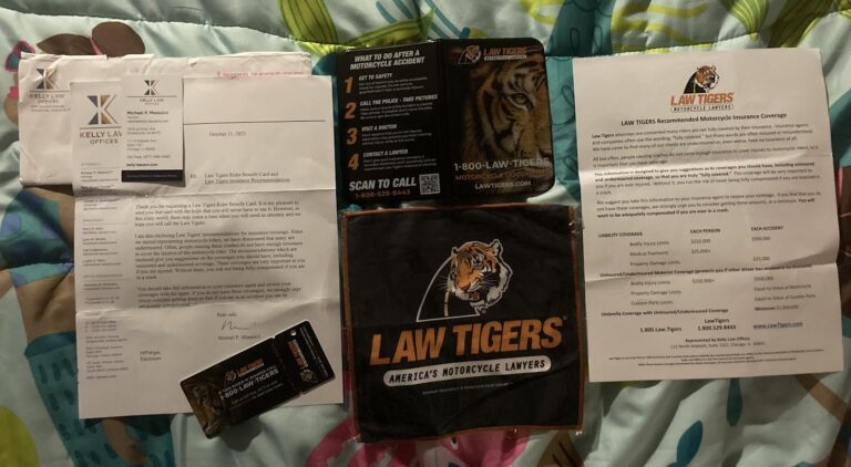 Free  Law Tigers Rider Card