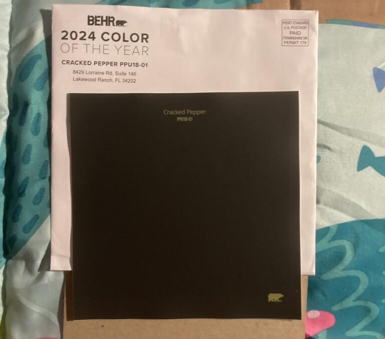 Free  BehrPaint Cracked Pepper Paint  Peel & Stick Sticker