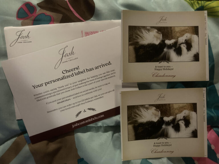 Free  Josh Cellars Custom Labels