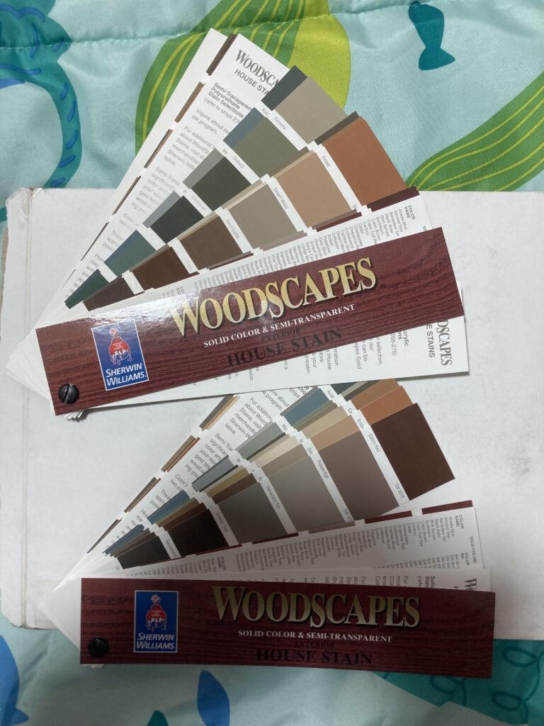 Free  Sherwin Williams WoodScapes Exterior House  Stain samples