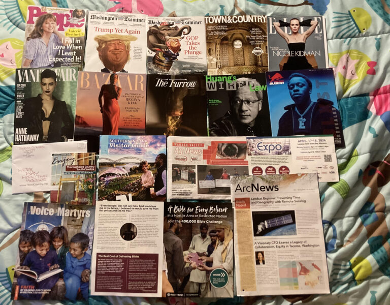 This weeks free mail