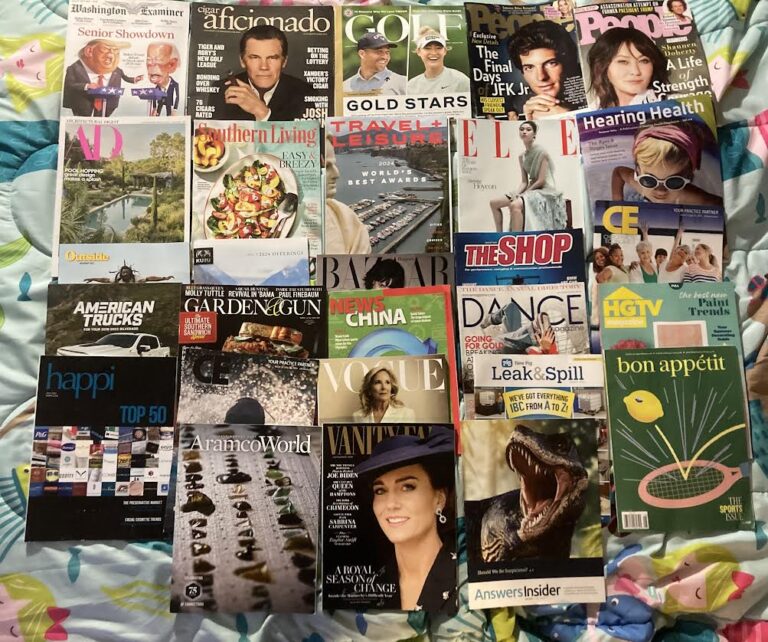 Several  weeks of mail 7-25-2024
