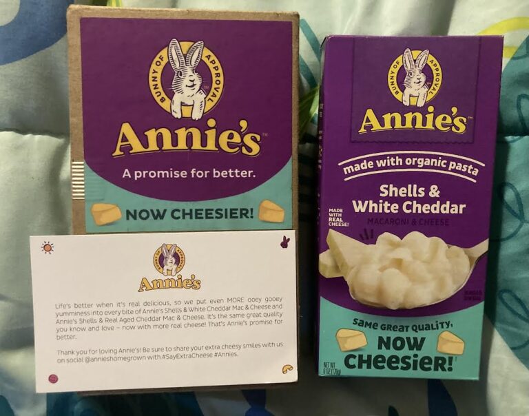 Free  Annie’s Shells  White Cheddar Mac & Cheese