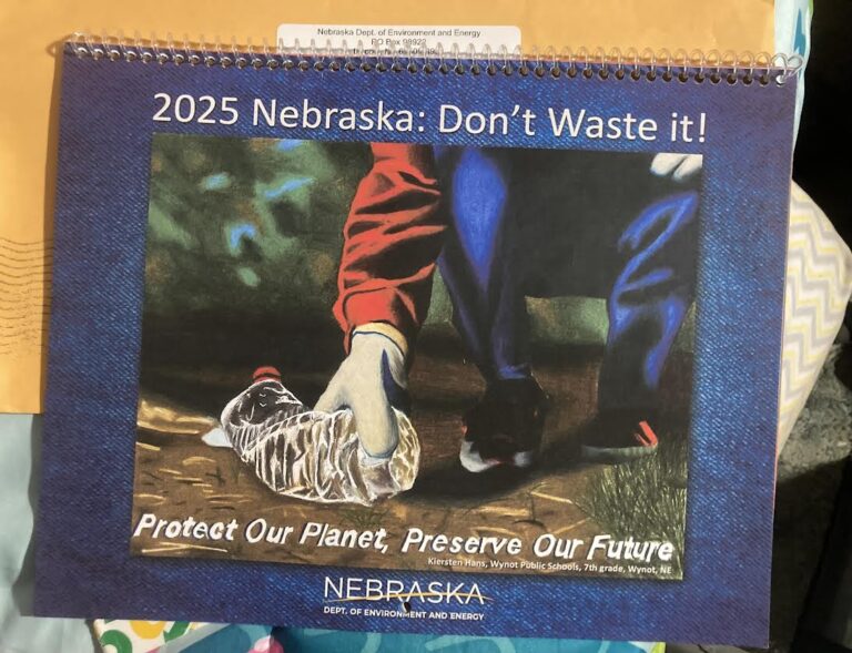 Free 2025 Nebraska : Don’t Waste it ! Calendar