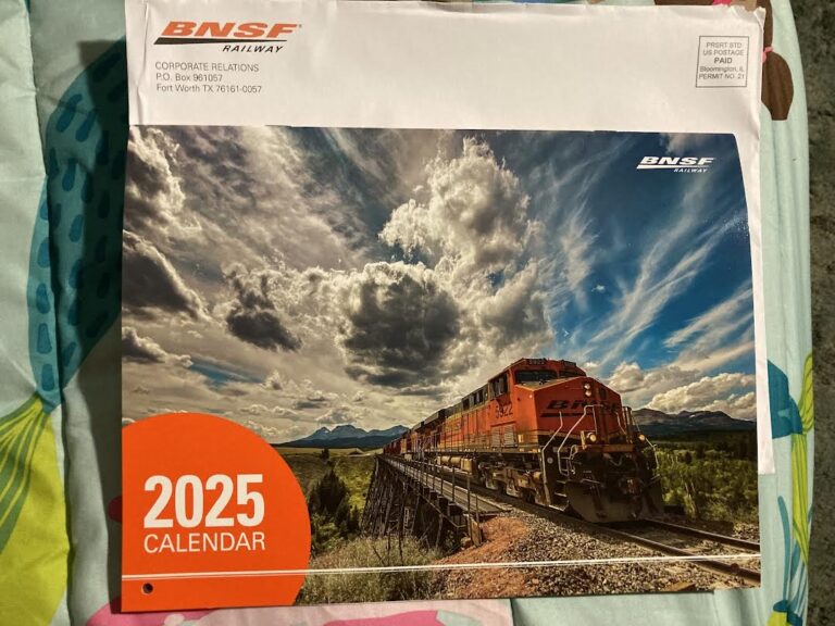 Free  BNSF Railway  2025 calendar