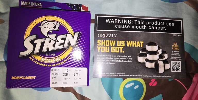 Free Stren fishing 🎣 line from Grizzly