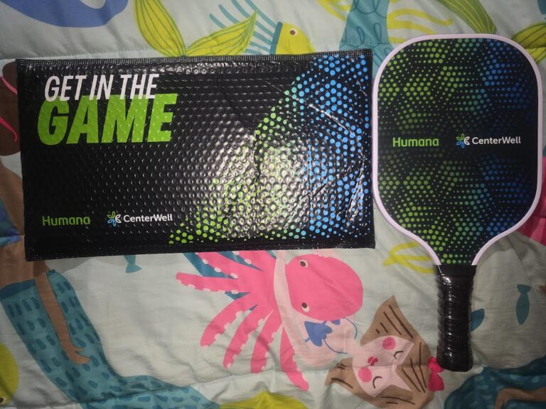 Free Pickleball Paddle from Humana