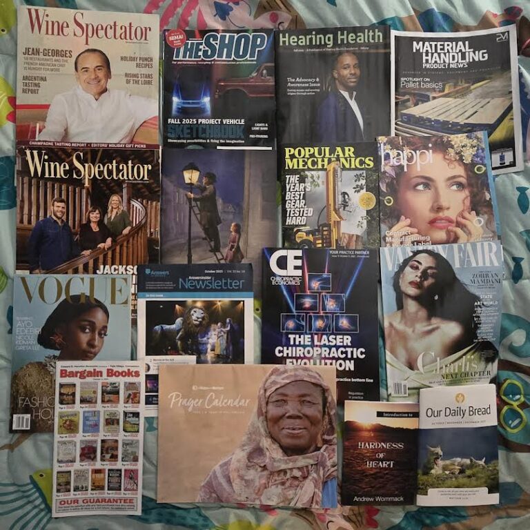 10-24-2025 This weeks mail