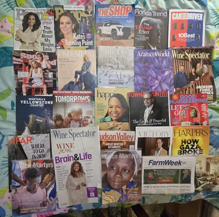 Several days of mail 1-9 2026
